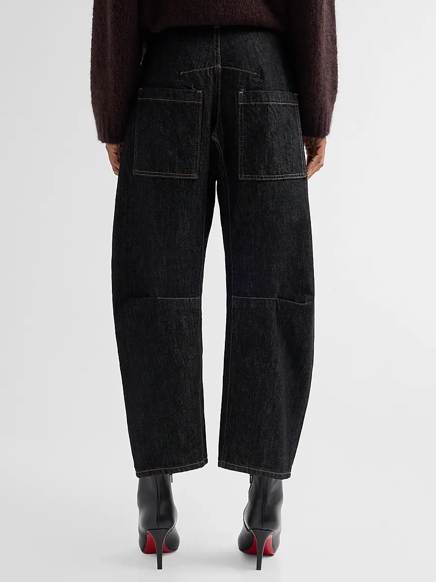 Nili Lotan Women's Shon Barrel-Leg Jeans | Thumbnail 3 Nili Lotan Women's Shon Barrel-Leg Jeans | Thumbnail 3