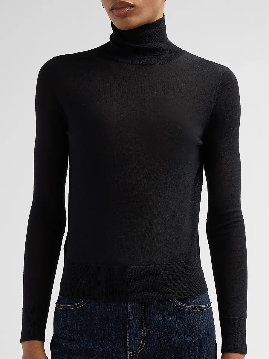 Nili Lotan Women's Larkin Wool Sweater | Thumbnail 5 Nili Lotan Women's Larkin Wool Sweater | Thumbnail 5