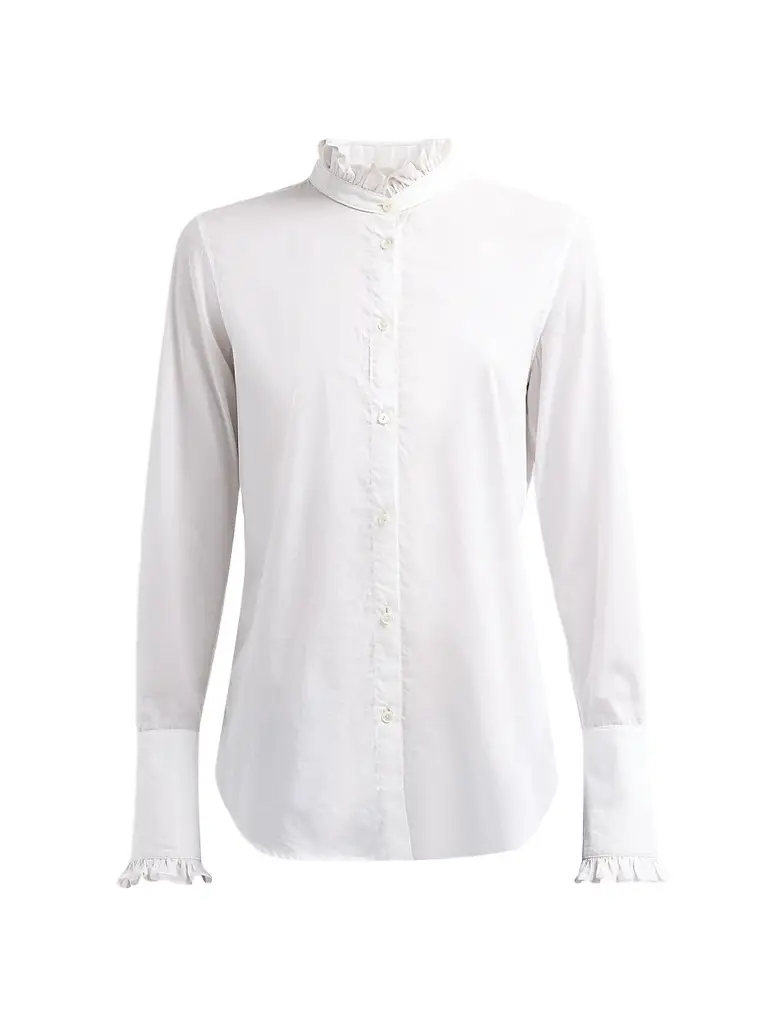 Nili Lotan Women's Elio Cotton Shirt - White | Image 1 Nili Lotan Women's Elio Cotton Shirt - White | Image 1