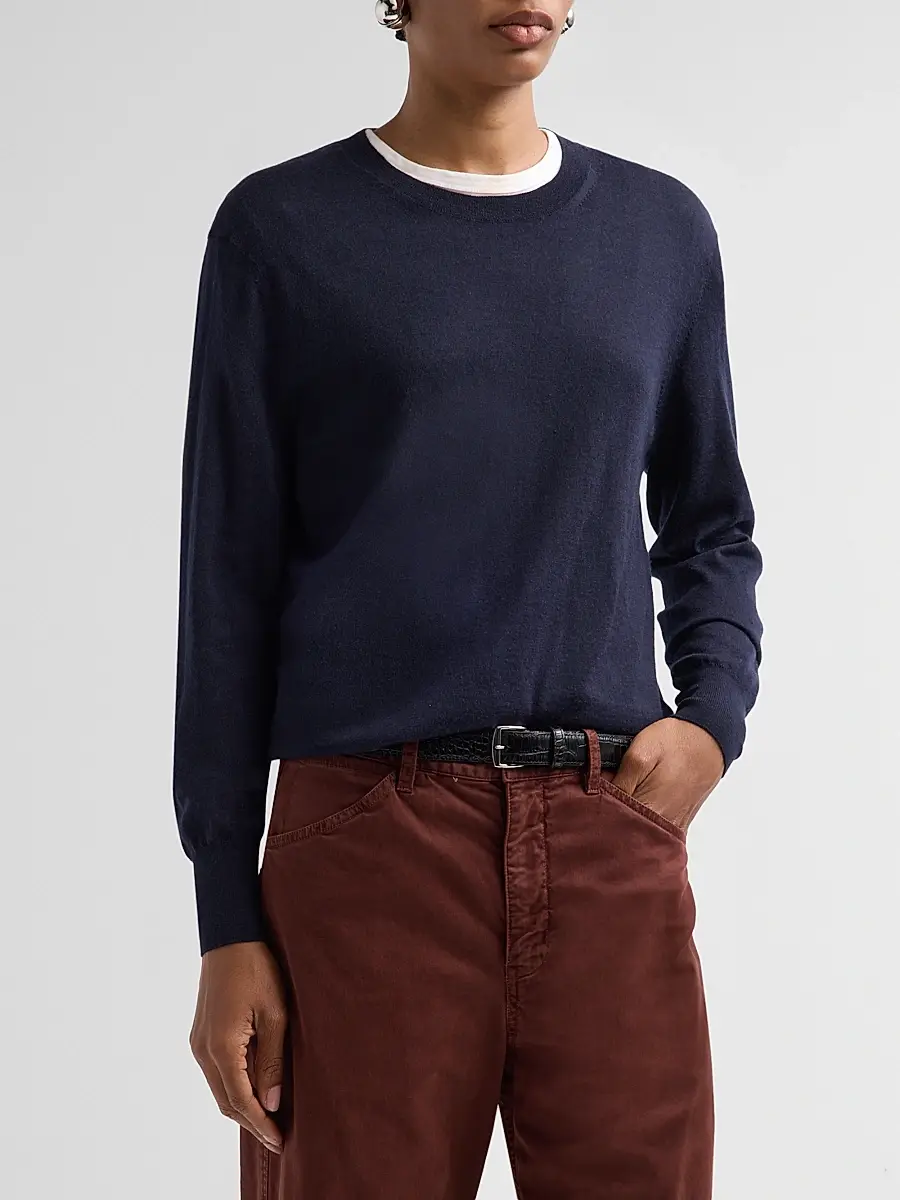 Nili Lotan Women's Verit Cashmere-Silk Sweater | Thumbnail 4 Nili Lotan Women's Verit Cashmere-Silk Sweater | Thumbnail 4