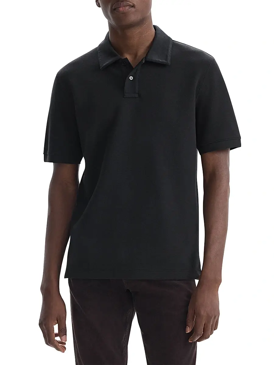 Theory Men's Delroy Cotton-Blend Polo Shirt | Thumbnail 2 Theory Men's Delroy Cotton-Blend Polo Shirt | Thumbnail 2