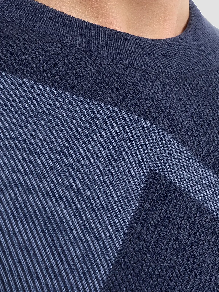 Bugatchi Men's Geometric Cotton Crewneck Sweater | Thumbnail 5 Bugatchi Men's Geometric Cotton Crewneck Sweater | Thumbnail 5
