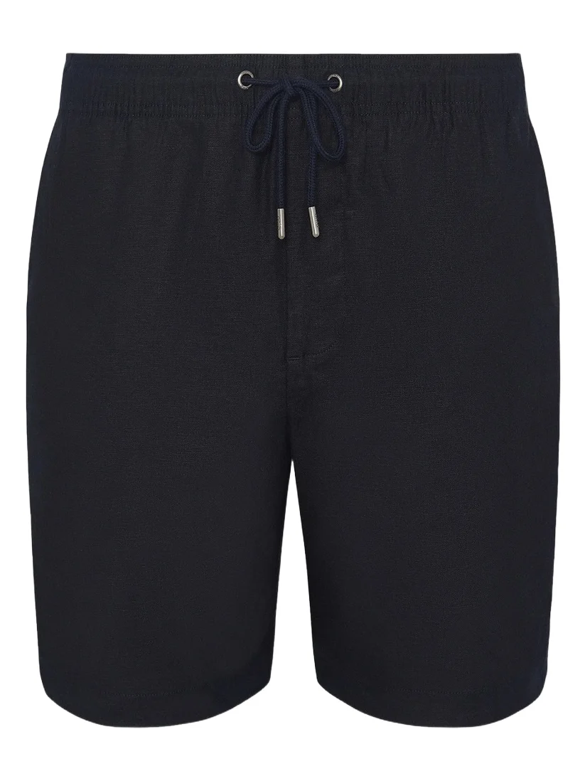 Men's Stretch Linen-Blend Drawstring Shorts Men's Stretch Linen-Blend Drawstring Shorts