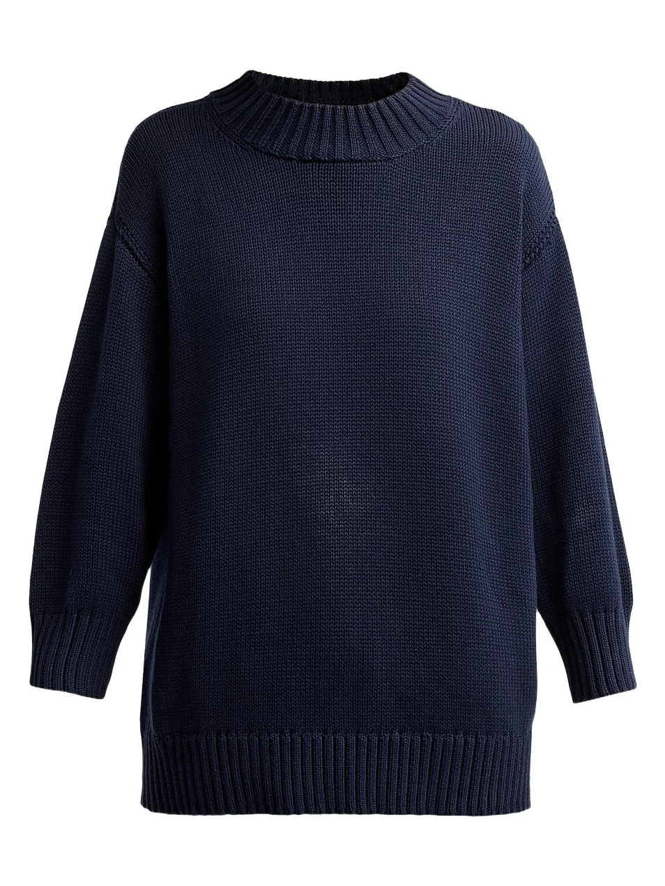L'Agence Women's Loden Cotton Crewneck Sweater