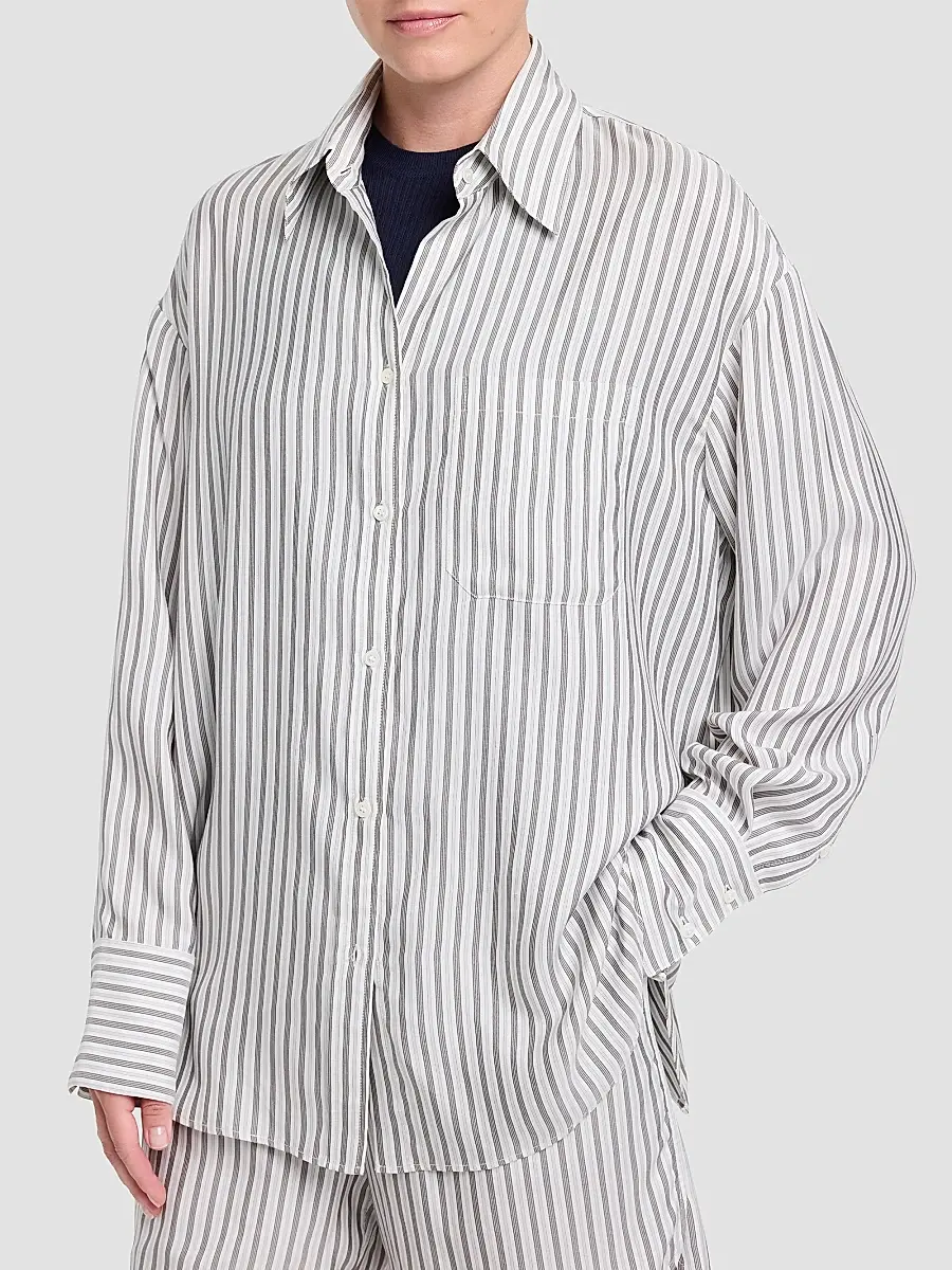 TWP Women's Big Joe Silk Shirt | Thumbnail 4 TWP Women's Big Joe Silk Shirt | Thumbnail 4