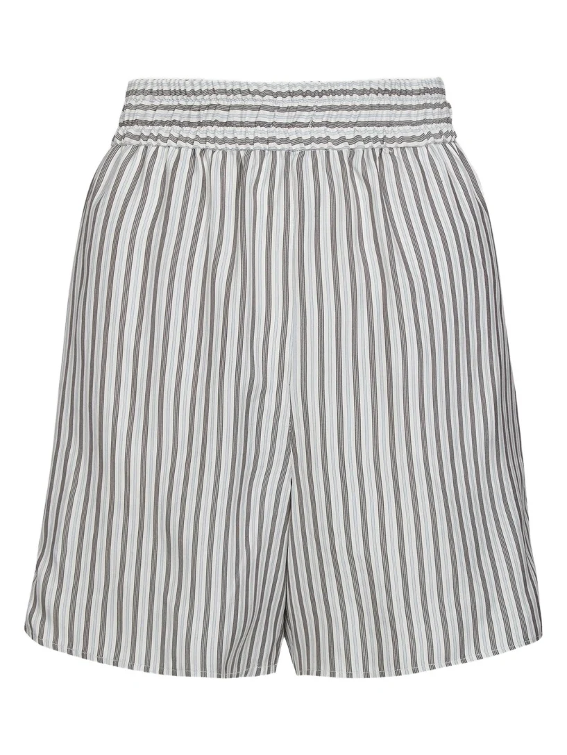 TWP Women's His Trunks Striped Silk Shorts