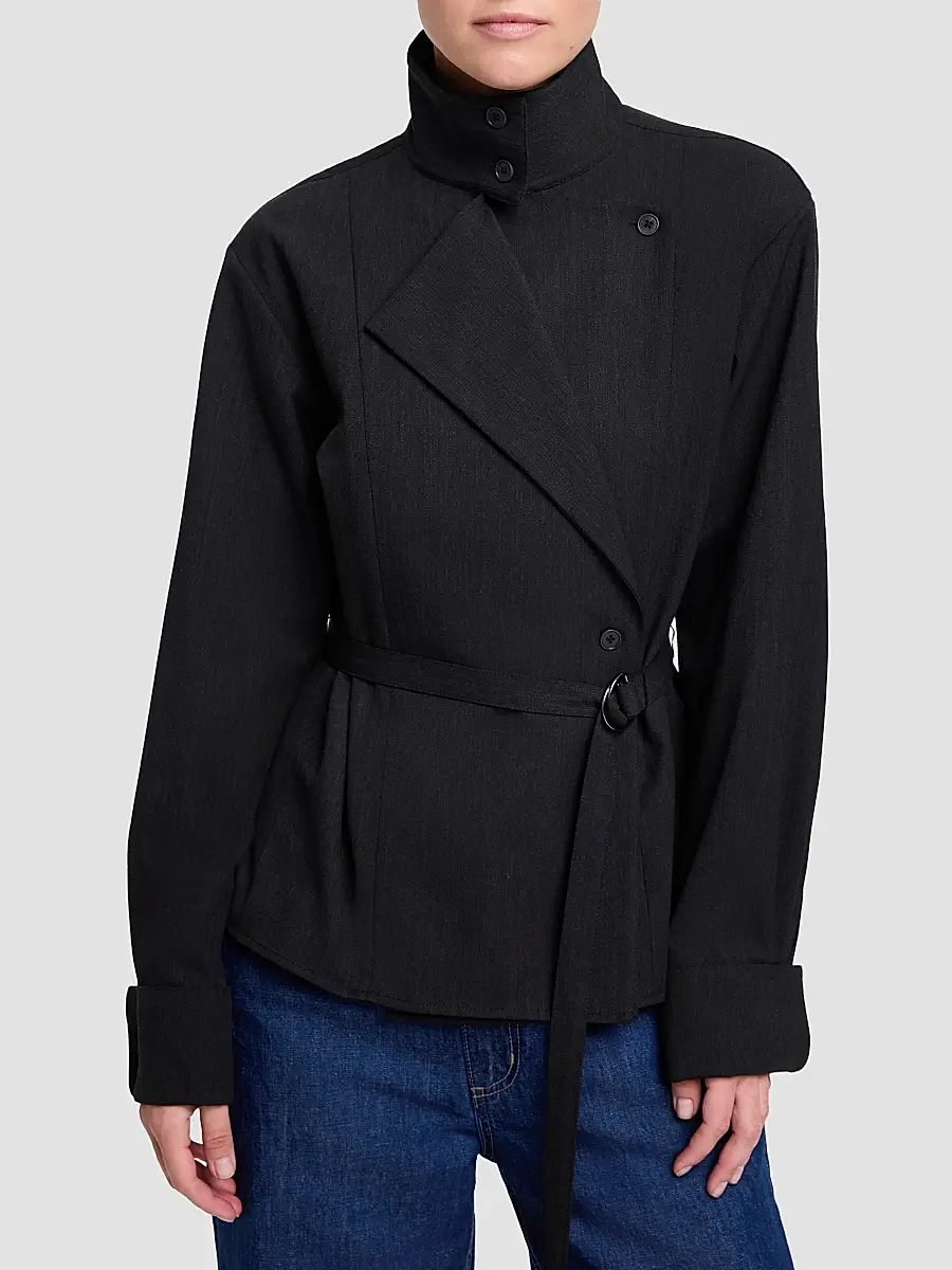 TWP Women's The Last Chapter Stretch-Wool Belted Jacket | Thumbnail 4 TWP Women's The Last Chapter Stretch-Wool Belted Jacket | Thumbnail 4