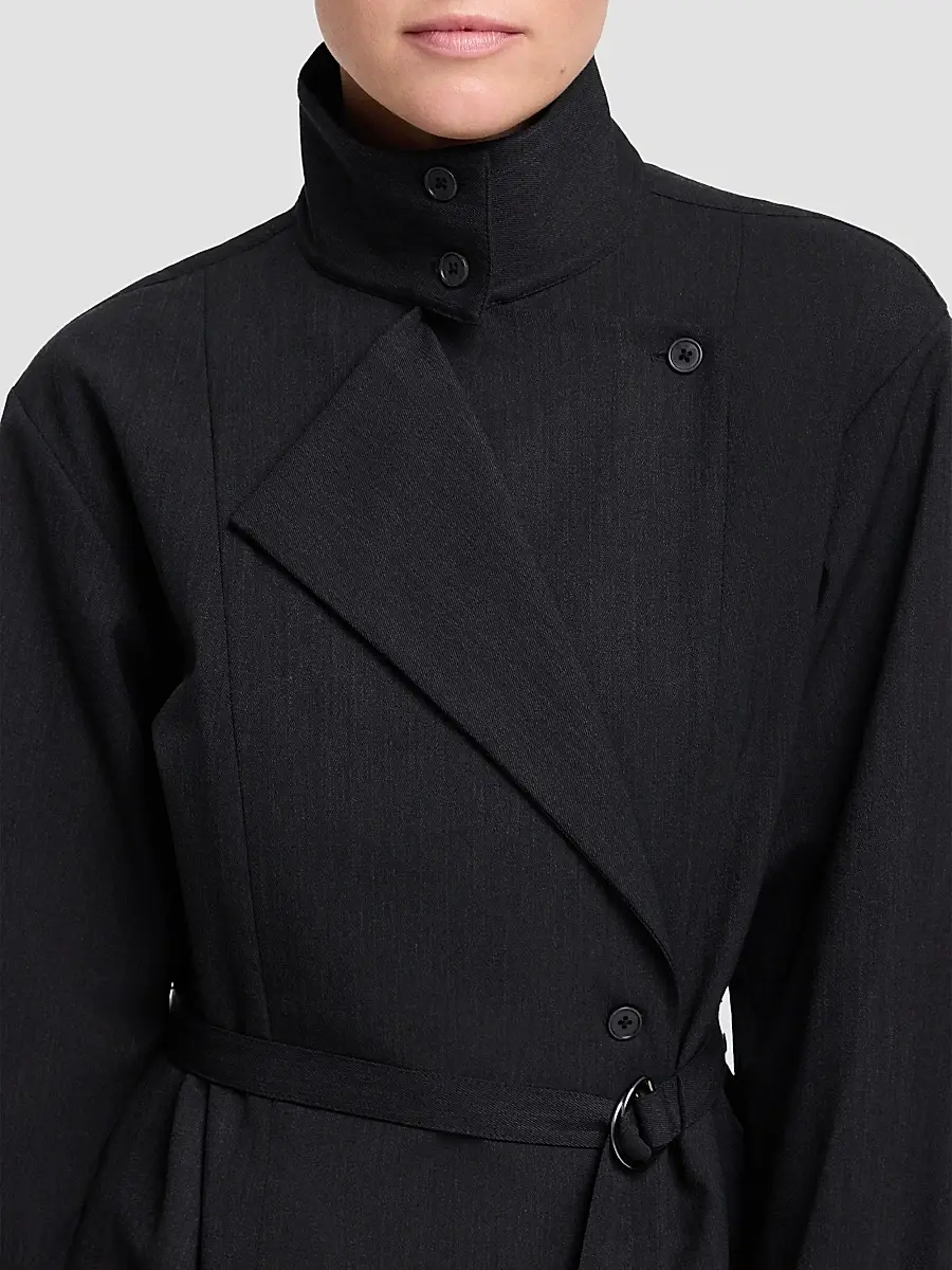 TWP Women's The Last Chapter Stretch-Wool Belted Jacket | Thumbnail 5 TWP Women's The Last Chapter Stretch-Wool Belted Jacket | Thumbnail 5
