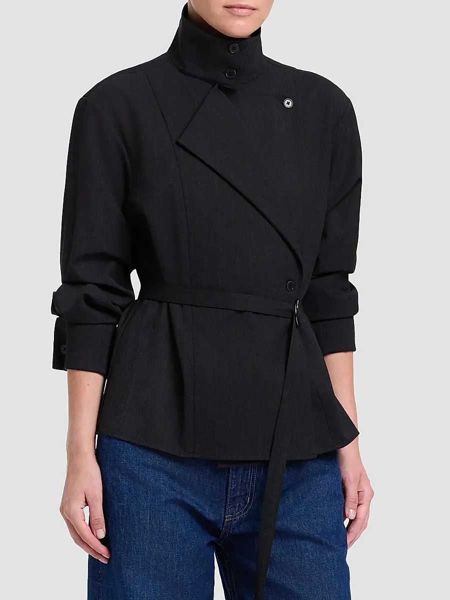 TWP Women's The Last Chapter Stretch-Wool Belted Jacket | Thumbnail 7 TWP Women's The Last Chapter Stretch-Wool Belted Jacket | Thumbnail 7