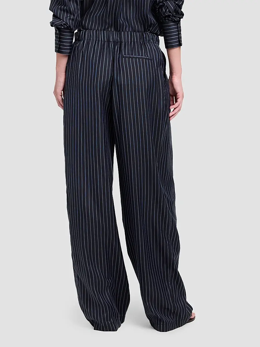 TWP Women's Striped Silk Pajama Pants | Thumbnail 3 TWP Women's Striped Silk Pajama Pants | Thumbnail 3
