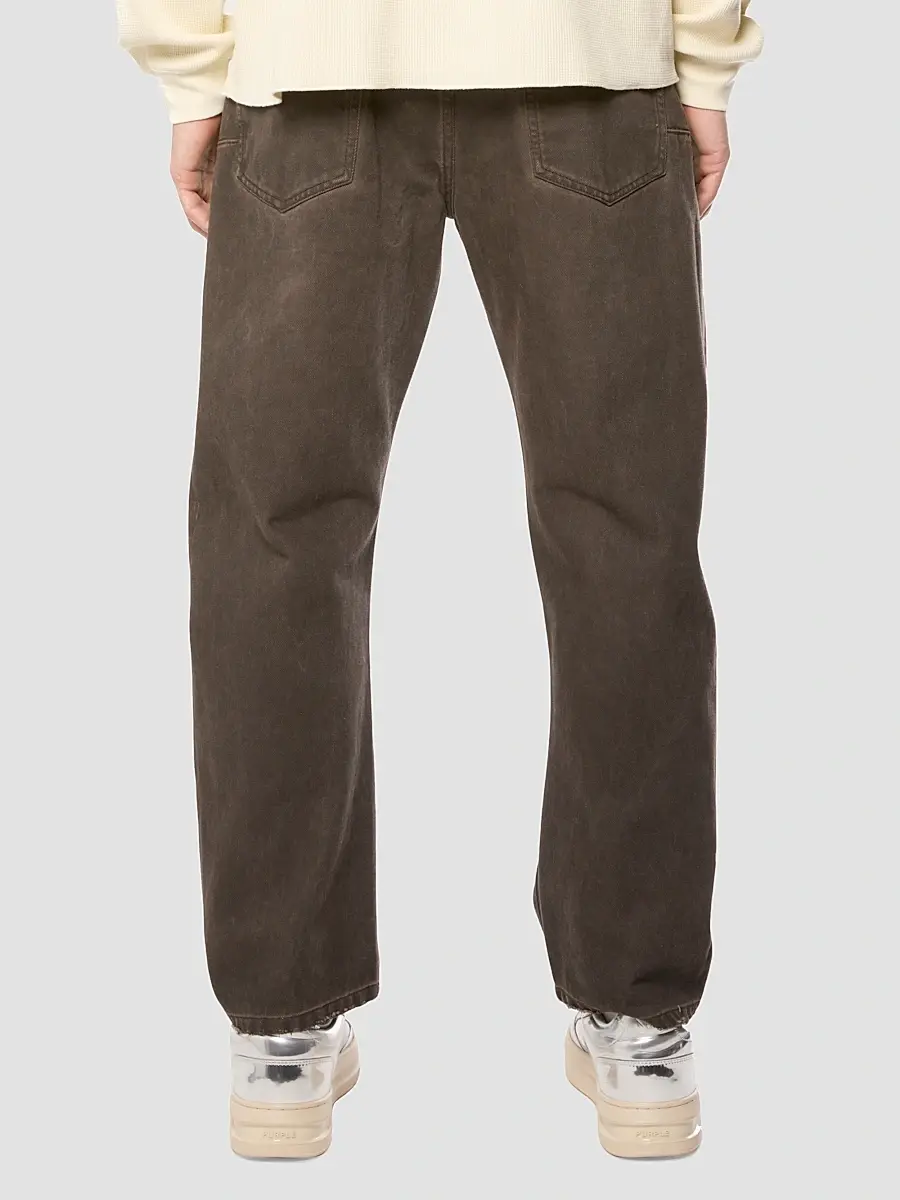 Purple Brand Men's Overdye Destroyed Straight Jeans | Thumbnail 2 Purple Brand Men's Overdye Destroyed Straight Jeans | Thumbnail 2
