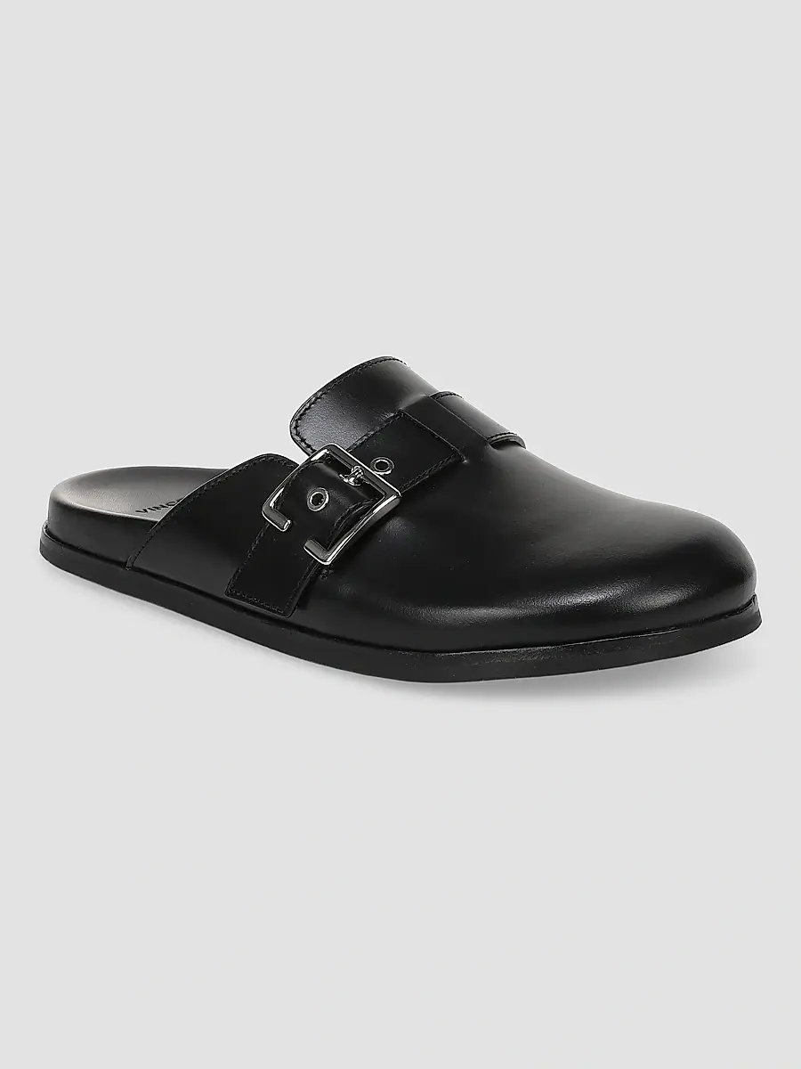 Vince Women's Leon 20MM Leather Mules | Thumbnail 2 Vince Women's Leon 20MM Leather Mules | Thumbnail 2