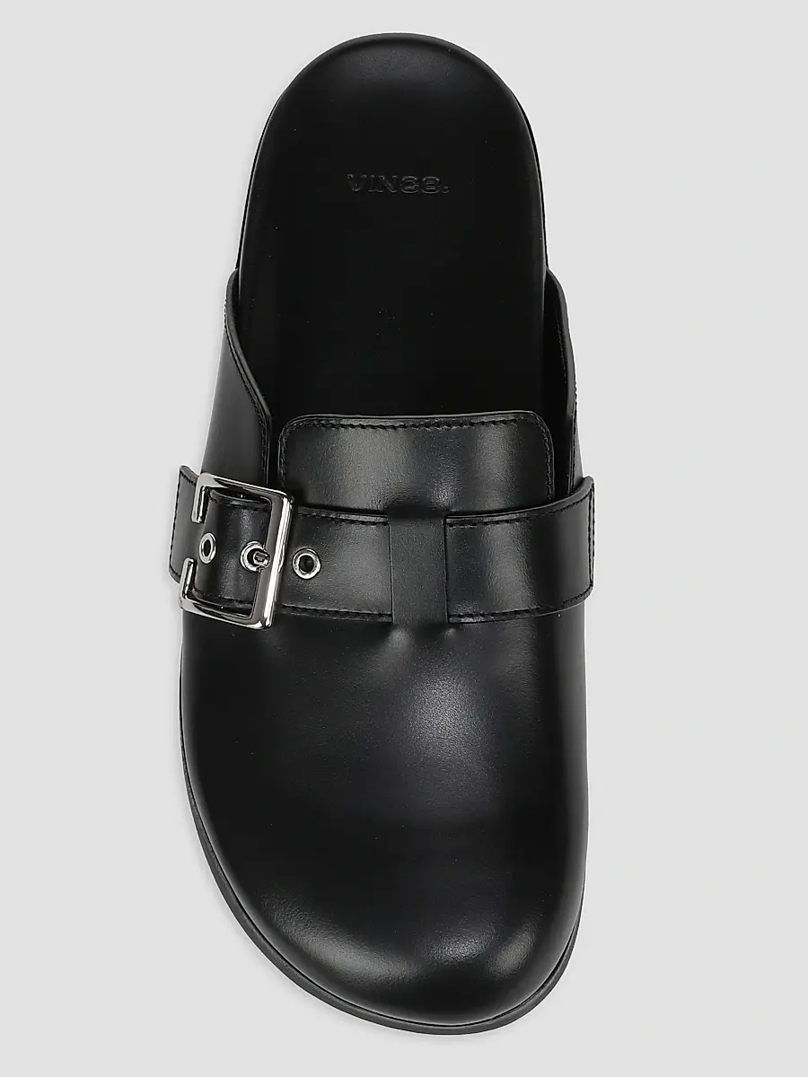 Vince Women's Leon 20MM Leather Mules | Thumbnail 4 Vince Women's Leon 20MM Leather Mules | Thumbnail 4