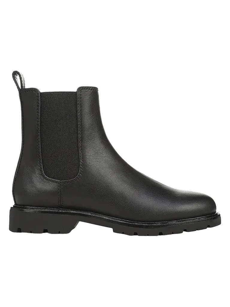 Vince Women's Sevyn 30MM Leather Chelsea Boots - Black | Image 1 Vince Women's Sevyn 30MM Leather Chelsea Boots - Black | Image 1