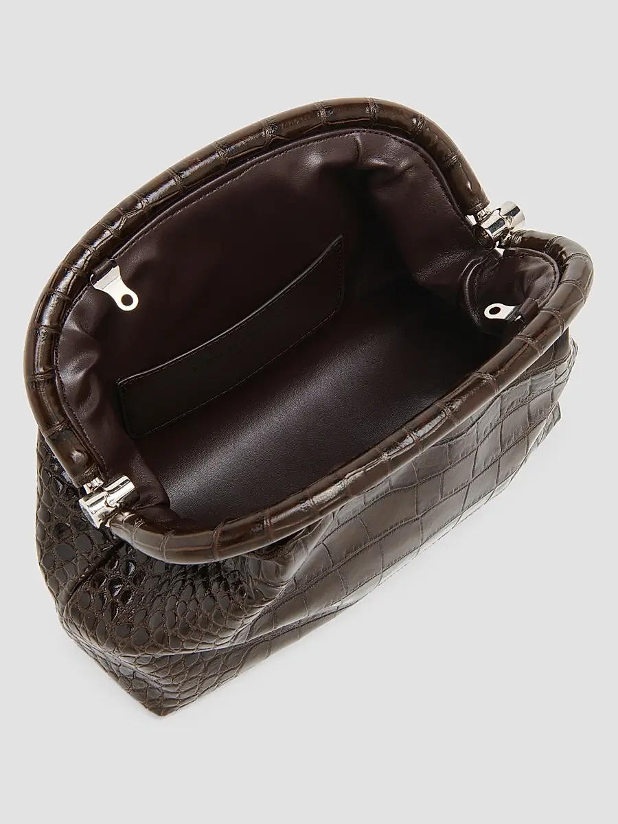 Stella McCartney Women's Falabella Croc-Embossed Clutch | Thumbnail 4 Stella McCartney Women's Falabella Croc-Embossed Clutch | Thumbnail 4