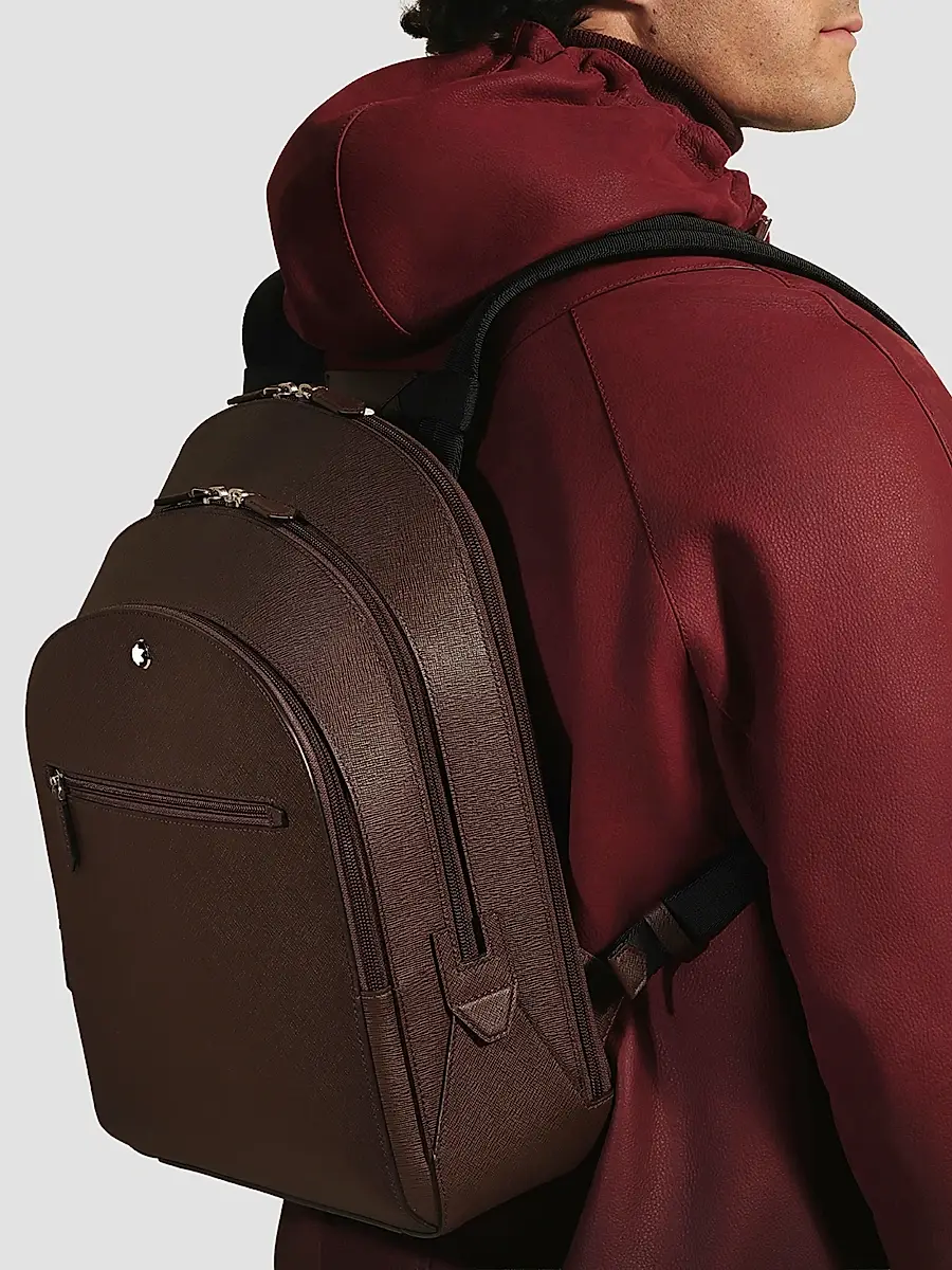 Montblanc Men's Sartorial Leather Backpack | Thumbnail 2