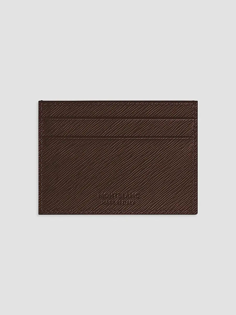Montblanc Men's Sartorial Leather Card Holder | Thumbnail 3