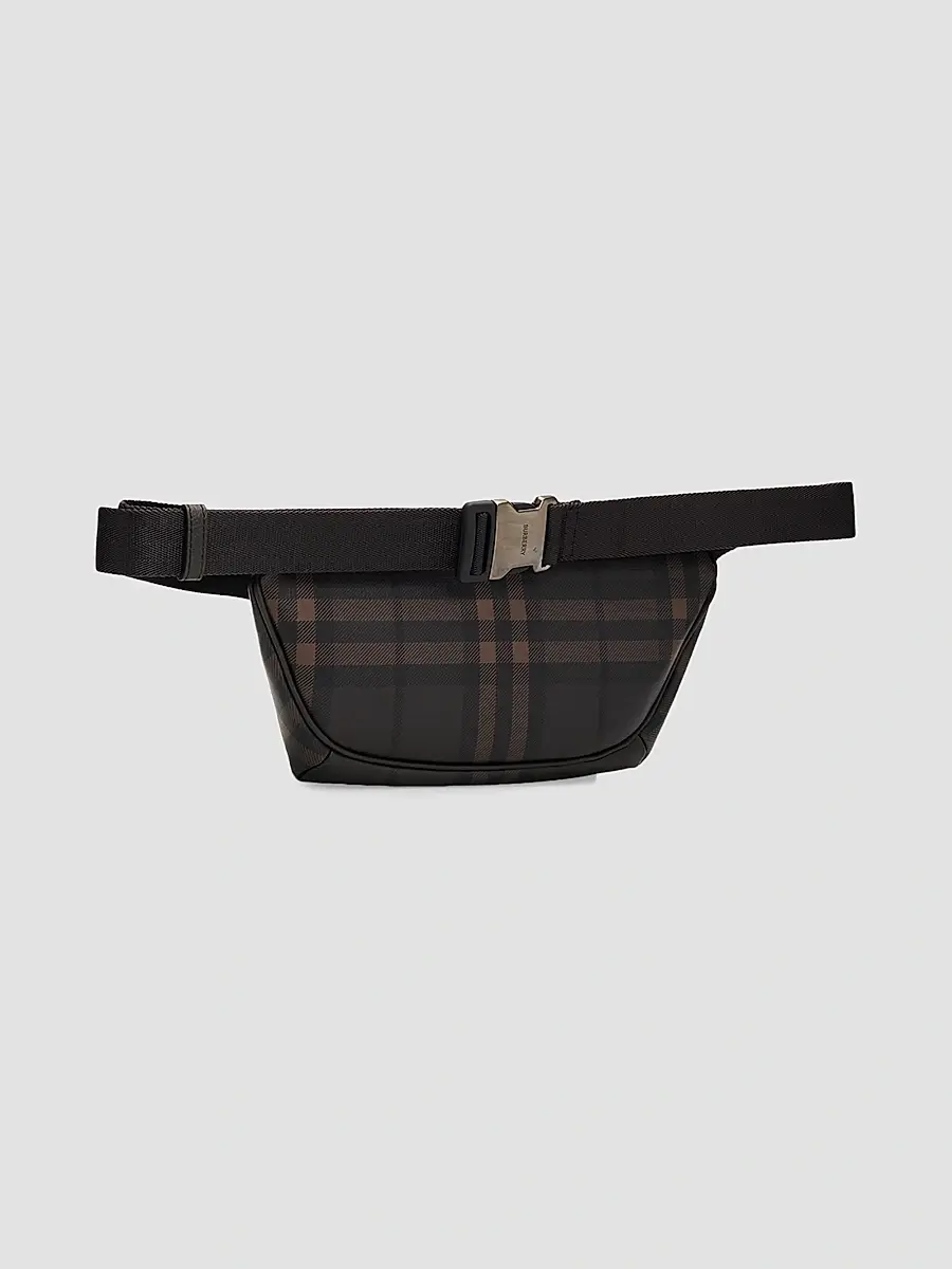 Burberry Men's City Check Belt Bag | Thumbnail 3 Burberry Men's City Check Belt Bag | Thumbnail 3