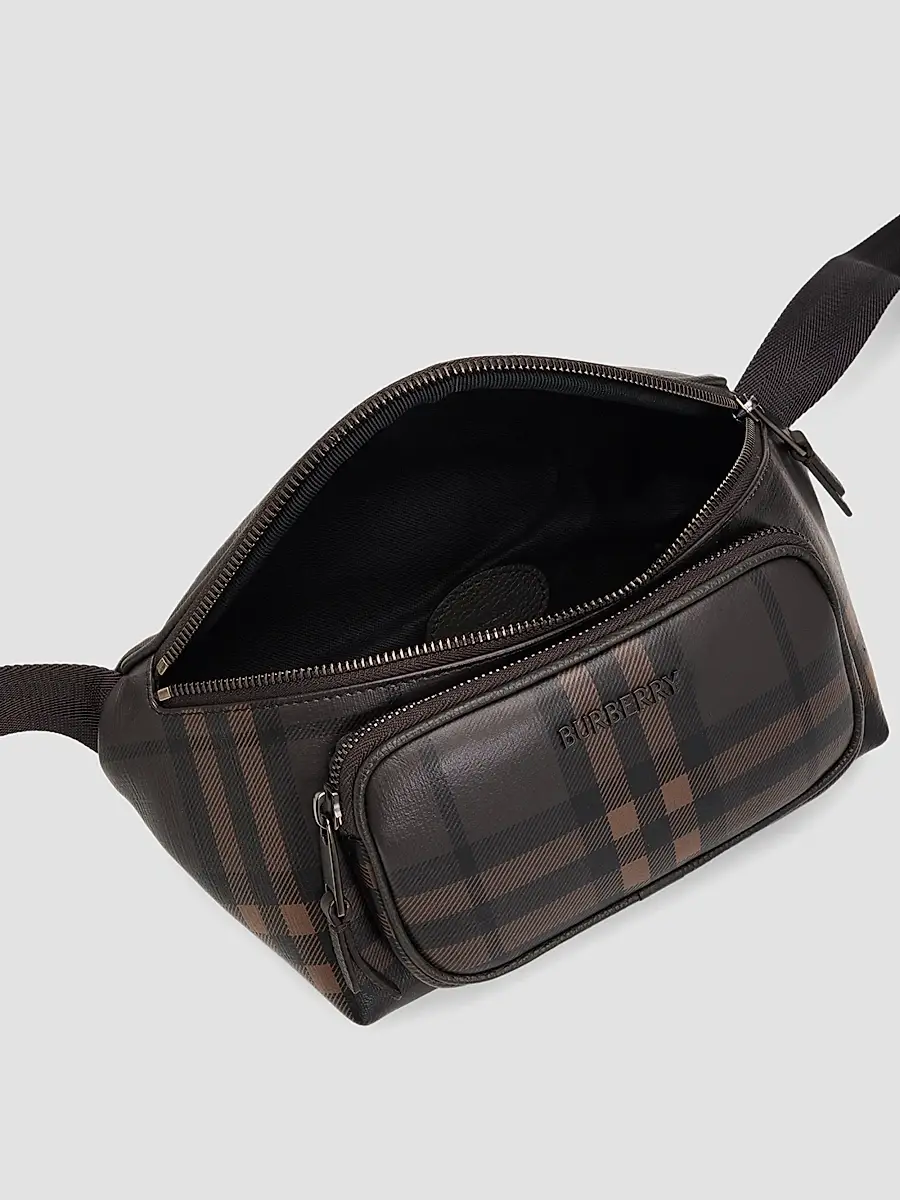 Burberry Men's City Check Belt Bag | Thumbnail 4 Burberry Men's City Check Belt Bag | Thumbnail 4