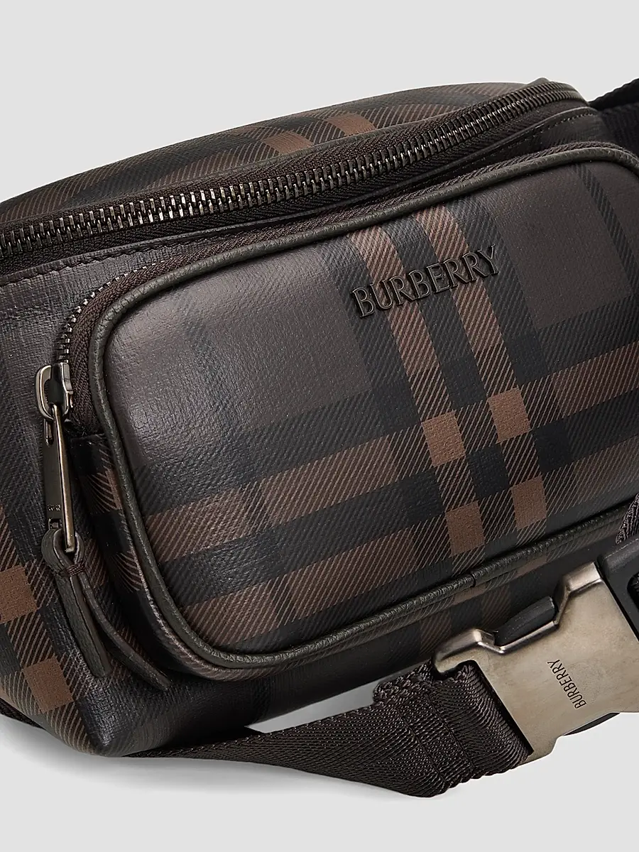 Burberry Men's City Check Belt Bag | Thumbnail 5 Burberry Men's City Check Belt Bag | Thumbnail 5