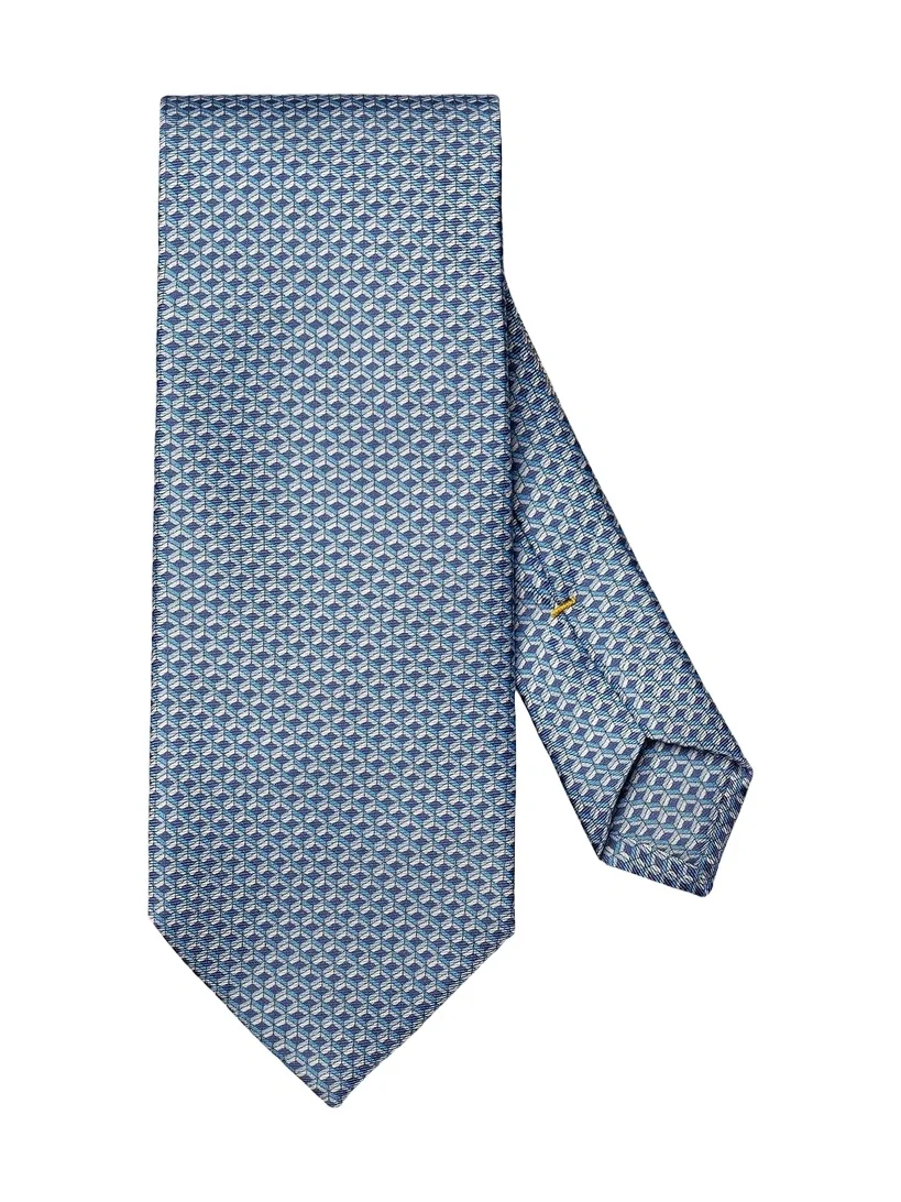Eton Men's Geometric Silk Tie
