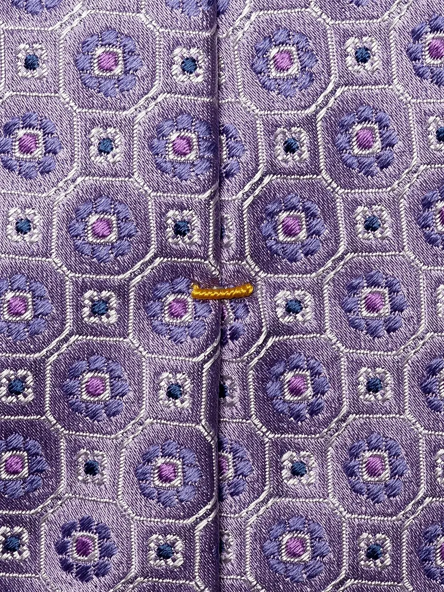 Eton Men's Floral Woven Silk Tie | Thumbnail 3 Eton Men's Floral Woven Silk Tie | Thumbnail 3