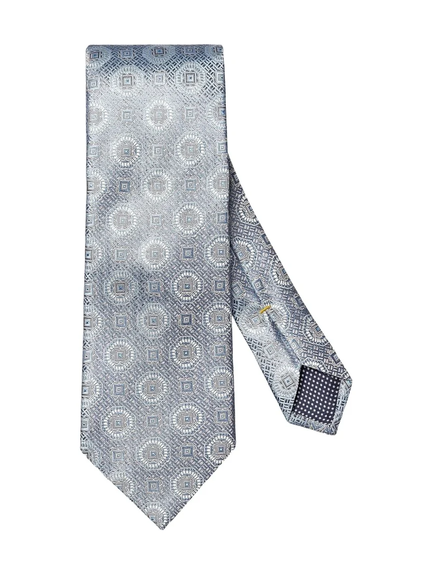 Eton Men's Floral Medallion Silk Tie