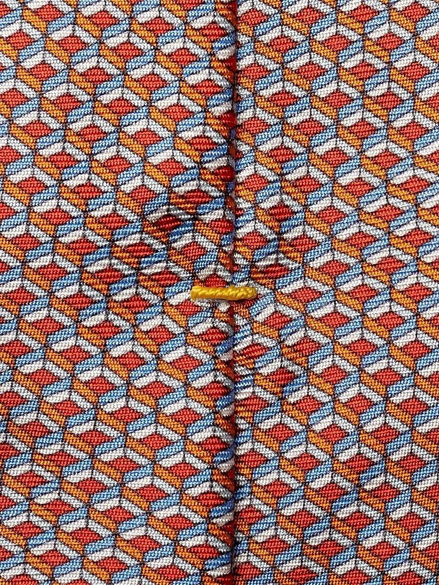 Eton Men's Geometric Silk Tie | Thumbnail 3 Eton Men's Geometric Silk Tie | Thumbnail 3