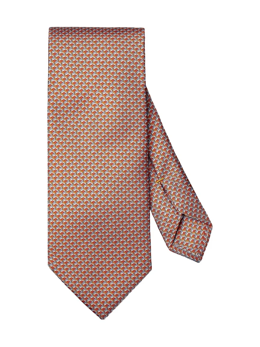 Eton Men's Geometric Silk Tie