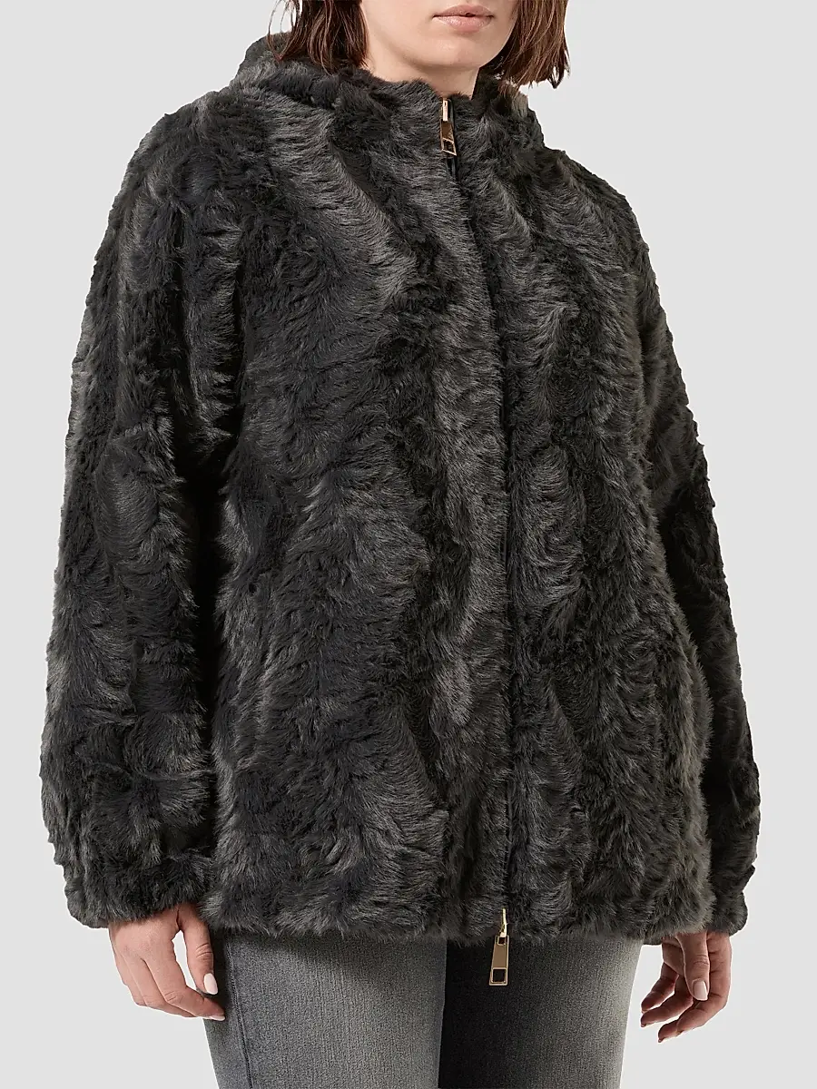 Marina Rinaldi Women's Reversible Heavy Coat | Thumbnail 3 Marina Rinaldi Women's Reversible Heavy Coat | Thumbnail 3