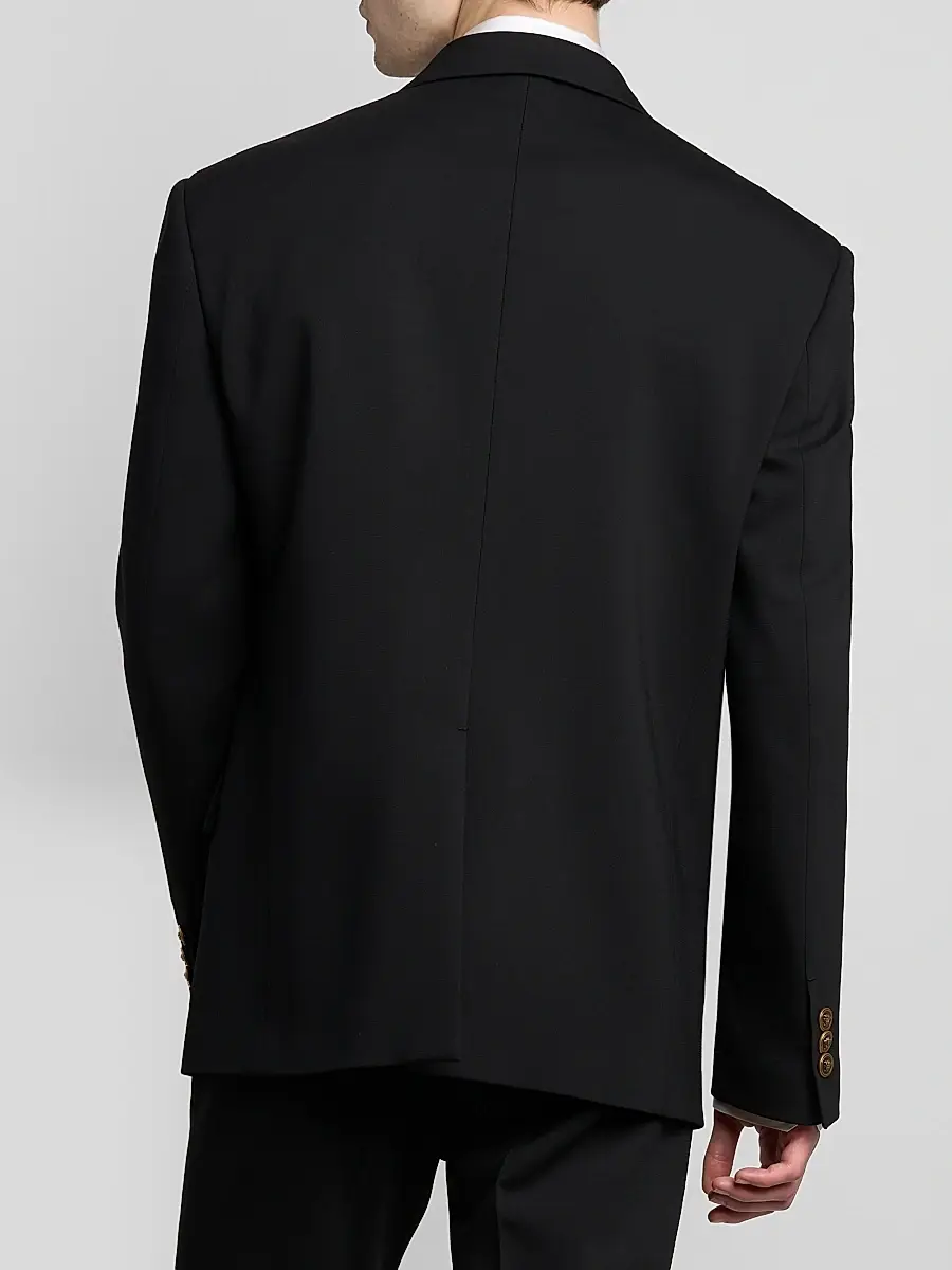 Versace Men's Embellished Stretch Wool Evening Jacket | Thumbnail 3 Versace Men's Embellished Stretch Wool Evening Jacket | Thumbnail 3