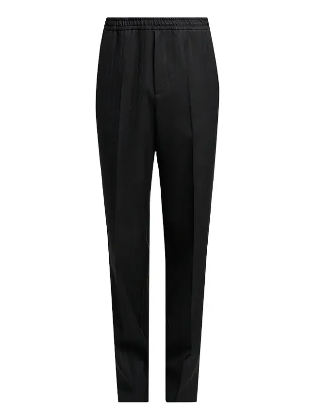Men's Greca Jacquard Wool Pants Men's Greca Jacquard Wool Pants