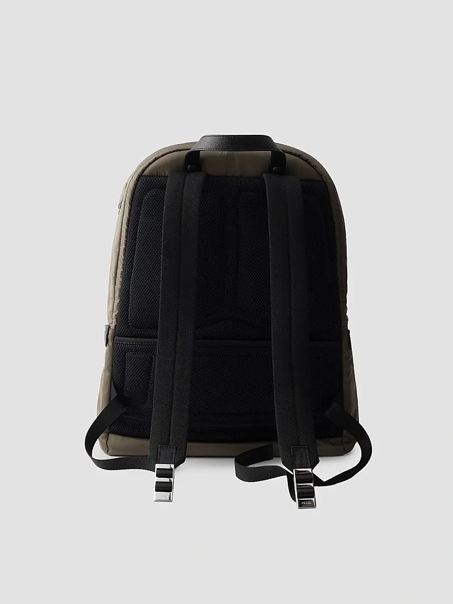 Prada Men's Re-Nylon and Saffiano Leather Backpack | Thumbnail 5 Prada Men's Re-Nylon and Saffiano Leather Backpack | Thumbnail 5