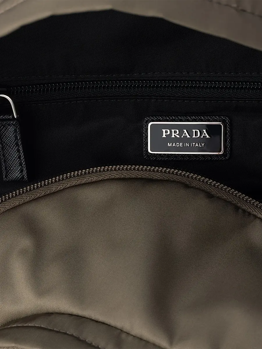 Prada Men's Re-Nylon and Saffiano Leather Backpack | Thumbnail 8 Prada Men's Re-Nylon and Saffiano Leather Backpack | Thumbnail 8