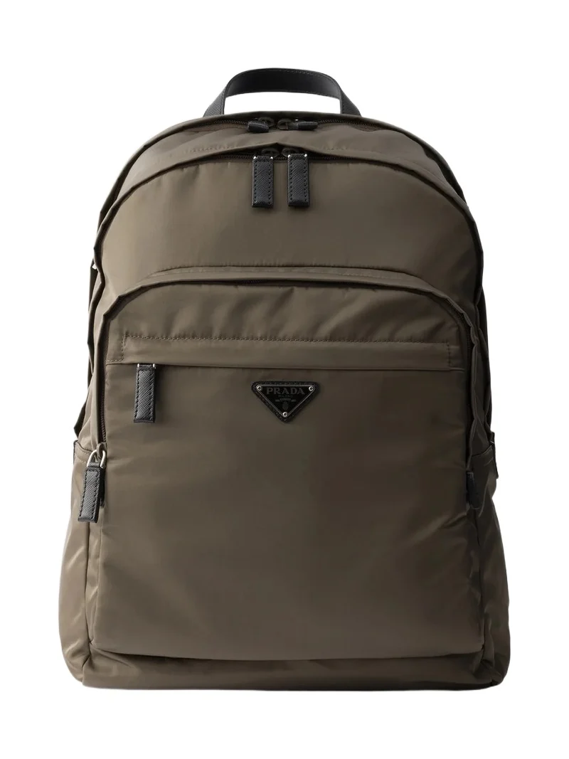 Prada Men's Re-Nylon and Saffiano Leather Backpack