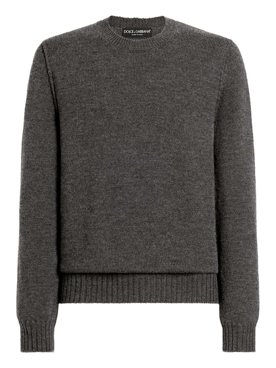 Dolce & Gabbana Men's Wool Crewneck Sweater