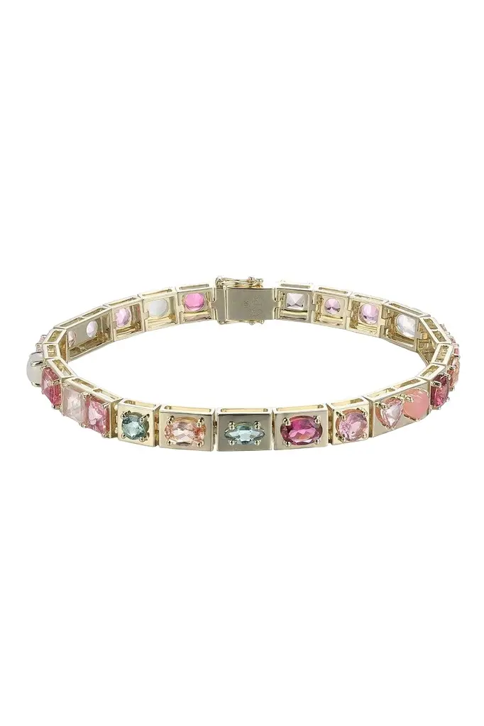 Pink Multistone Leggo Bracelet Pink Multistone Leggo Bracelet