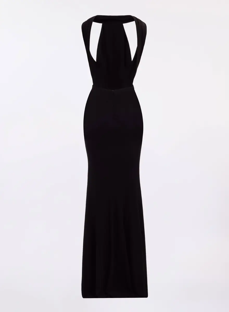 Elie Saab Halter Neck Draped Long Dress | Thumbnail 5