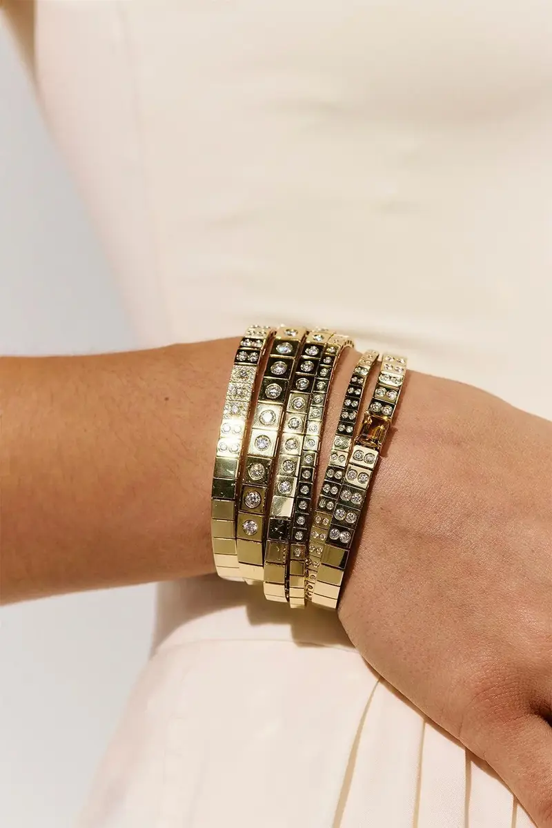 Type Jewelry Diamond Leggo Mini Tennis Bracelet | Thumbnail 2 Type Jewelry Diamond Leggo Mini Tennis Bracelet | Thumbnail 2