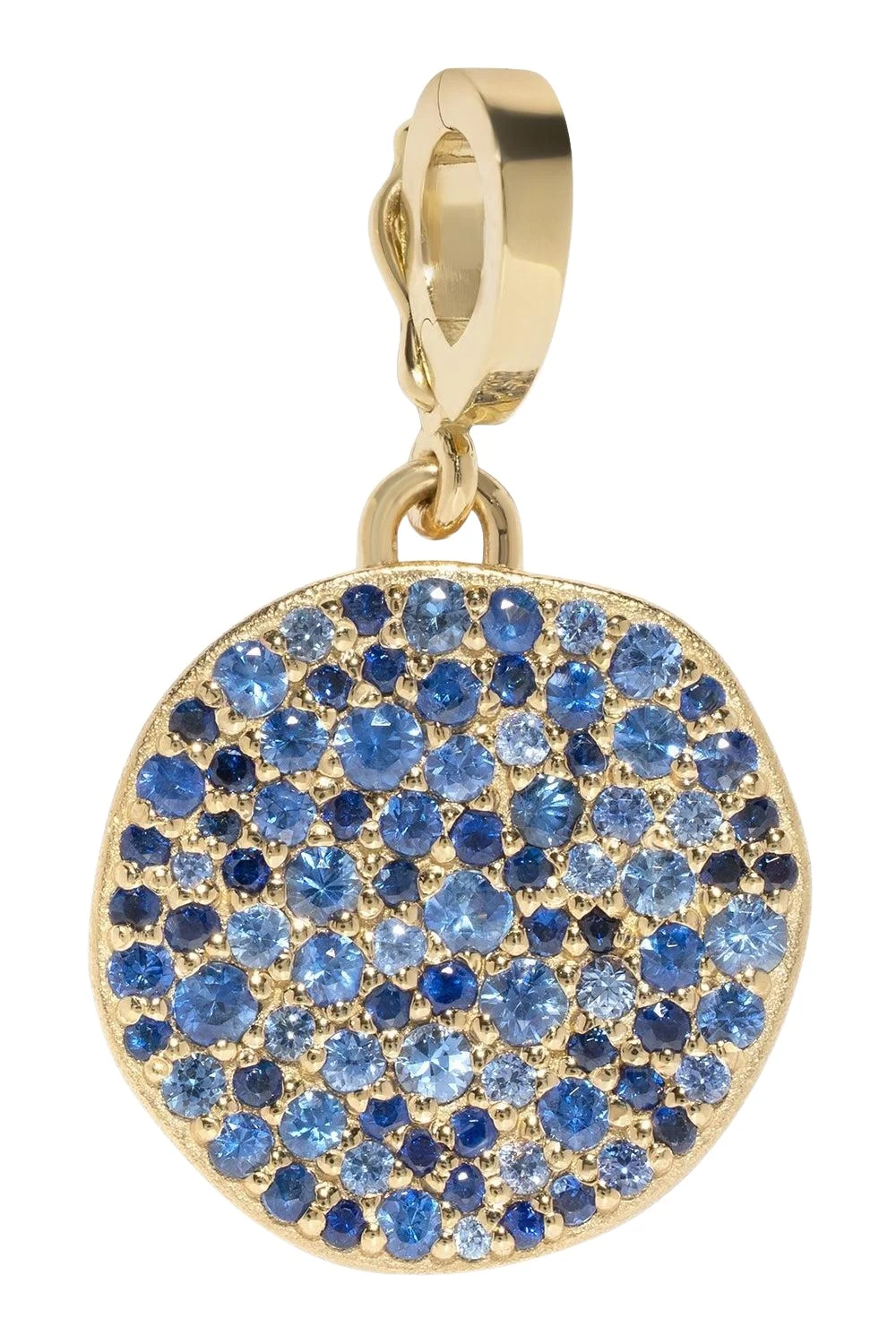 Azlee Sapphire Midnight Coin Pendant