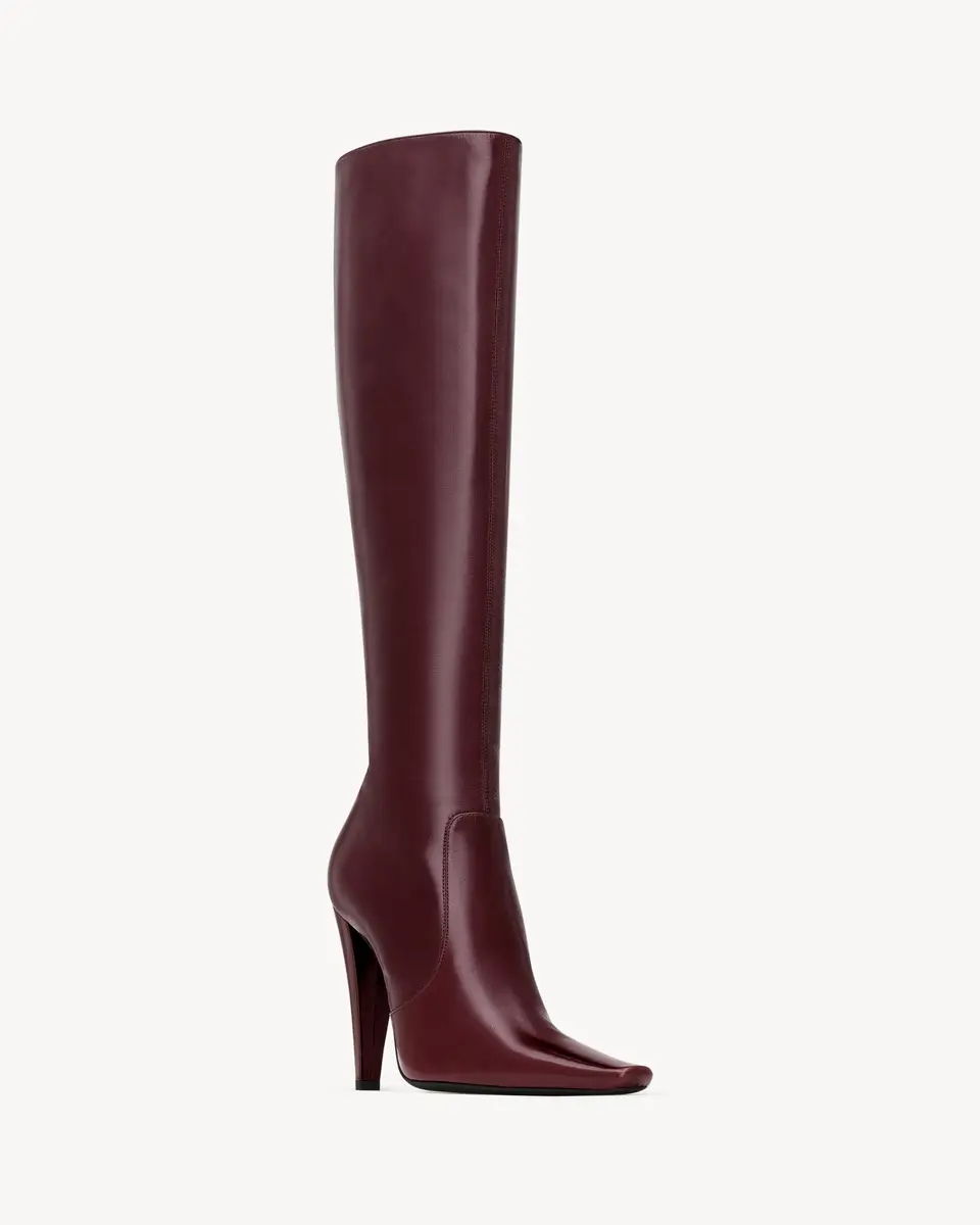 Yves Saint Laurent 77 boots in smooth leather | Thumbnail 6 Yves Saint Laurent 77 boots in smooth leather | Thumbnail 6