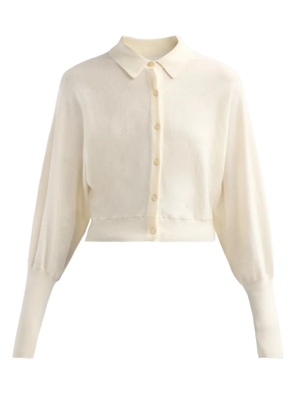 Women's Core Wool Crop Cardigan Women's Core Wool Crop Cardigan