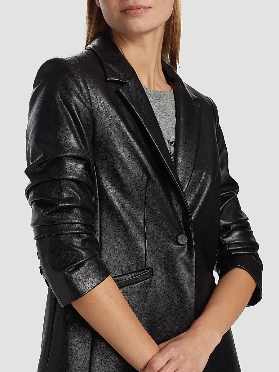 Cinq à Sept Women's Kylie Faux Leather Jacket | Thumbnail 6