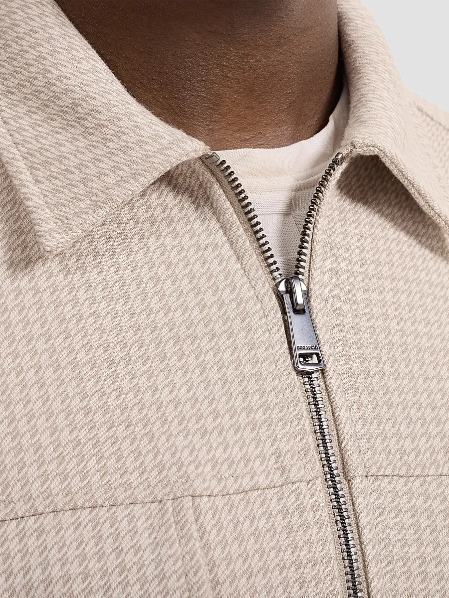 Bugatchi Men's Houndstooth Full-Zip Jacket | Thumbnail 5