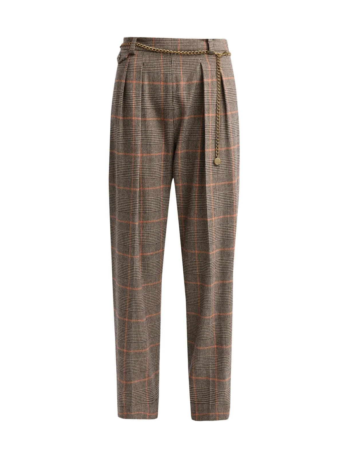 Cara Cara Women's Emerson Plaid Wool Tapered Pants