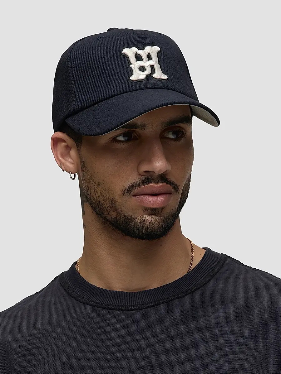 Hudson Jeans Men's 3D Logo-Embroidered Peaked Baseball Cap | Thumbnail 3