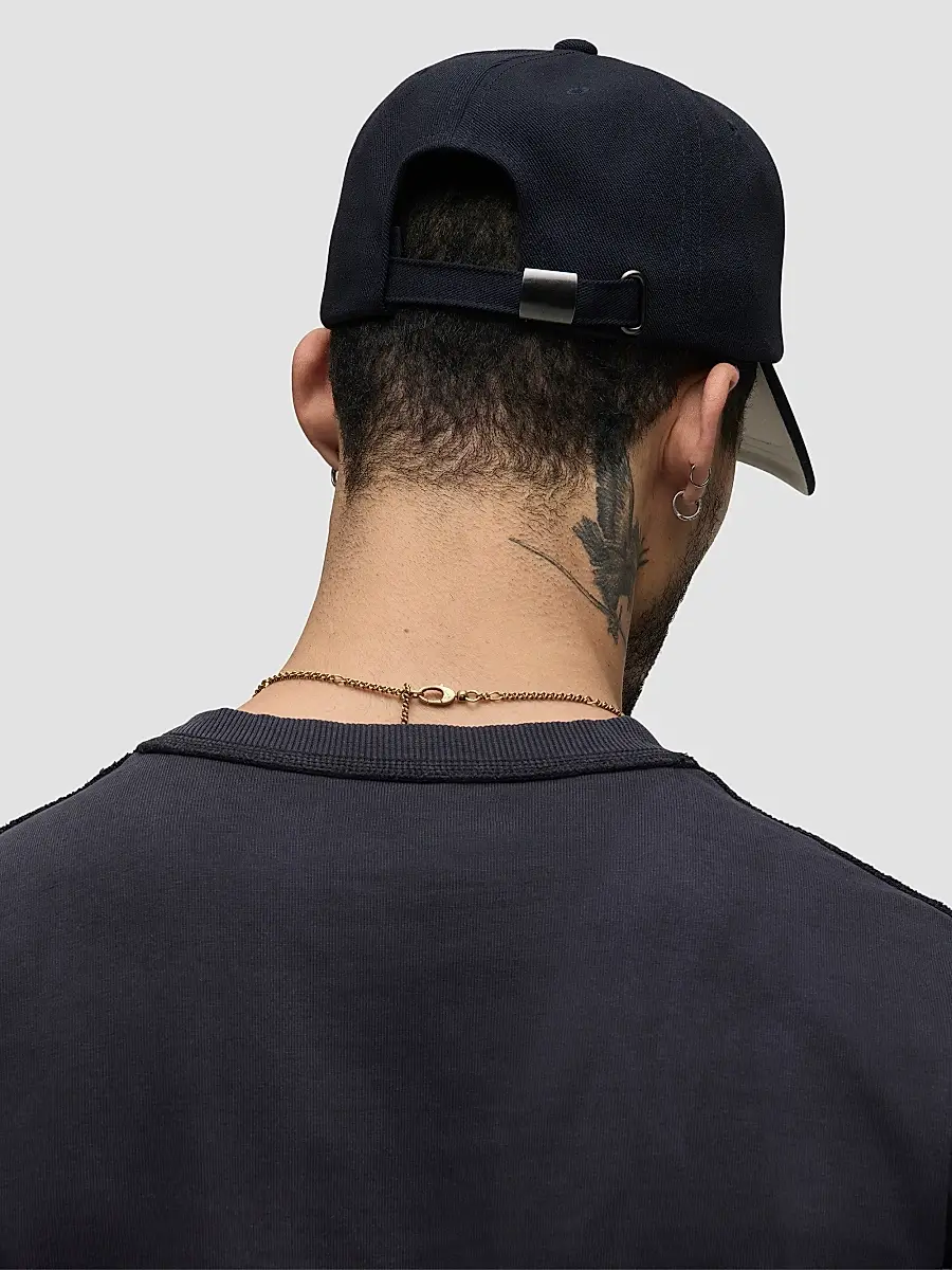 Hudson Jeans Men's 3D Logo-Embroidered Peaked Baseball Cap | Thumbnail 4