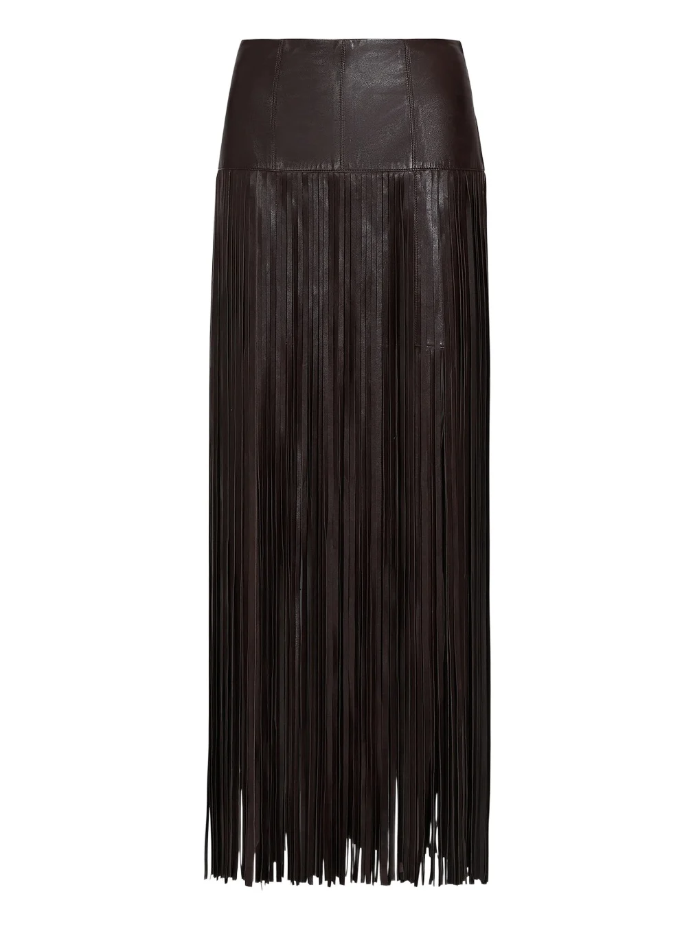 Women's Tangled Up Fringed Leather Maxi Skirt Women's Tangled Up Fringed Leather Maxi Skirt
