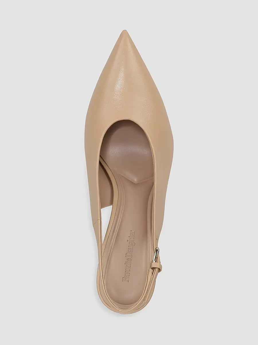 Favorite Daughter Women's Remy 95MM Leather Slingback Pumps | Thumbnail 4 Favorite Daughter Women's Remy 95MM Leather Slingback Pumps | Thumbnail 4