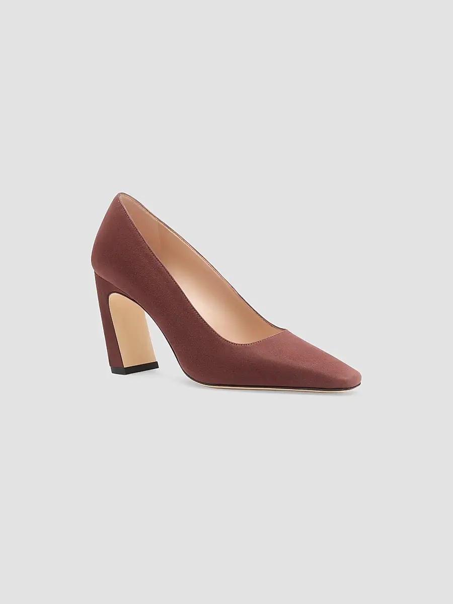 Stuart Weitzman Women's Stassi 85MM Suede Pumps | Thumbnail 2